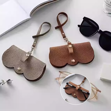 Load image into Gallery viewer, Soft Leather Sunglasses Bag