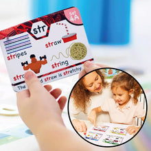 Load image into Gallery viewer, Phonics Flash Cards - Learn to Read in 20 Stages - Digraphs CVC Blends Long Vowel Sounds