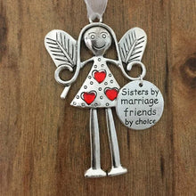 Load image into Gallery viewer, Crazy Beautiful Friends Forever - Angel Ornament Christmas Gift