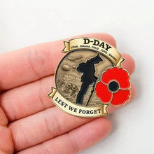 Load image into Gallery viewer, Limited Edition D-DAY 80th Anniversary Commemorative Badge