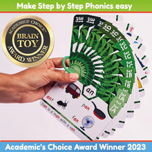 Load image into Gallery viewer, Phonics Flash Cards - Learn to Read in 20 Stages - Digraphs CVC Blends Long Vowel Sounds