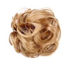 Load image into Gallery viewer, Bun Clipping Flower Bud Wig