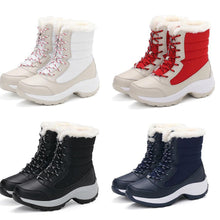 Load image into Gallery viewer, Waterproof Women High-Top Cotton Shoes