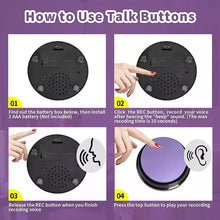 Load image into Gallery viewer, Recordable Talking Easy Carry Voice Recording Sound Button Pet Training