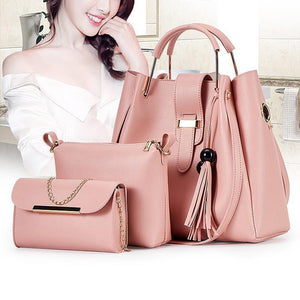 Ladies Fashion Purses and Handbags 3 PCS Sets