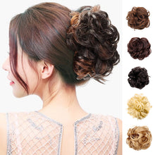 Load image into Gallery viewer, Bun Clipping Flower Bud Wig