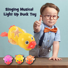 Load image into Gallery viewer, Singing Musical Light Up Duck Toy