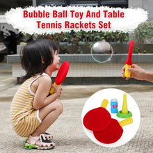 Load image into Gallery viewer, Bubble Ball Toy And Table Tennis Rackets Set