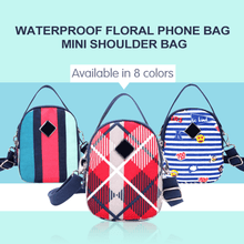 Load image into Gallery viewer, Waterproof Floral Phone Bag Mini Shoulder Bag