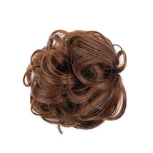 Load image into Gallery viewer, Bun Clipping Flower Bud Wig