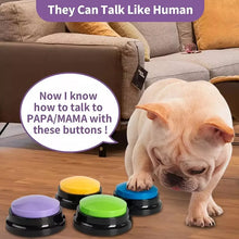 Load image into Gallery viewer, Recordable Talking Easy Carry Voice Recording Sound Button Pet Training