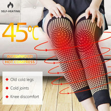 Load image into Gallery viewer, Tourmaline Acupressure Self-heating Knee Sleeve