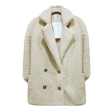 Load image into Gallery viewer, Warm Plush Coat Lapel Jacket