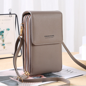 Large Capacity Elegant Crossbody Touch Screen Phone Bag