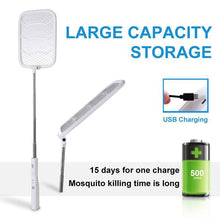 Load image into Gallery viewer, Telescopic electric mosquito swatter