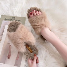 Load image into Gallery viewer, cute fluffy plush slippers