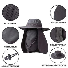 Load image into Gallery viewer, OUTDOOR SUNHAT-(Shape-able, Crush-able, Fold-able, Ultra Wind Resistant)