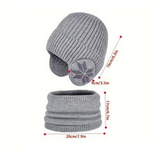 Load image into Gallery viewer, Winter Beanie Hat Scarf Sets Warm Knit Hat