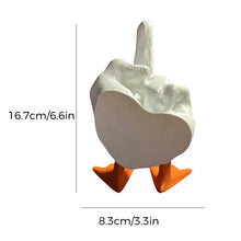 Load image into Gallery viewer, Middle Finger Duck Resin Ornament