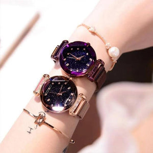 Waterproof Starry Sky Girl Wristwatch