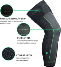 Load image into Gallery viewer, Tourmaline Acupressure Self-heating Knee Sleeve