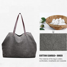 Load image into Gallery viewer, Large Capacity Retro Casual Canvas Handbag