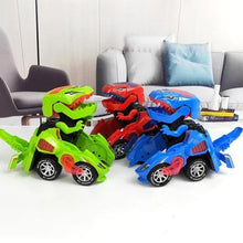 Load image into Gallery viewer, Transforming Dinosaur LED Car (Random color)