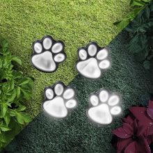 Load image into Gallery viewer, Solar-Powered Paw Print Lights Garden Lantern