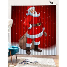 Load image into Gallery viewer, Christmas Window Curtains - 10 patterns