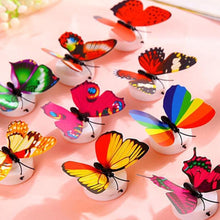 Load image into Gallery viewer, 9 Pcs LED Butterfly Lights Wall Stickers