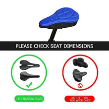 Load image into Gallery viewer, 3D Silicone Soft Bike Seat Saddle Cover