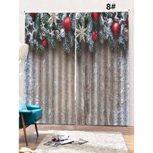 Load image into Gallery viewer, Christmas Window Curtains - 10 patterns