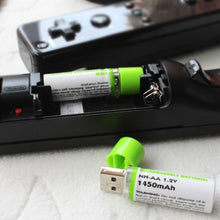 Load image into Gallery viewer, USB Rechargeable AA Batteries