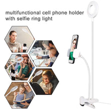 Load image into Gallery viewer, Selfie Ring Light with Cell Phone Holder Stand