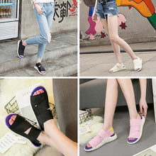 Load image into Gallery viewer, Summer Open-toed Platform Sandals