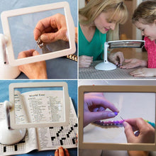 Load image into Gallery viewer, Hand-Free Desktop Magnifier with LED