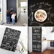 Load image into Gallery viewer, Black Chalkboard Stickers Adhesive Blackboard