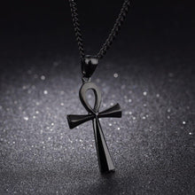 Load image into Gallery viewer, Stainless steel ancient Egyptian Cross men&#39;s Necklace