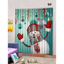 Load image into Gallery viewer, Christmas Window Curtains - 10 patterns