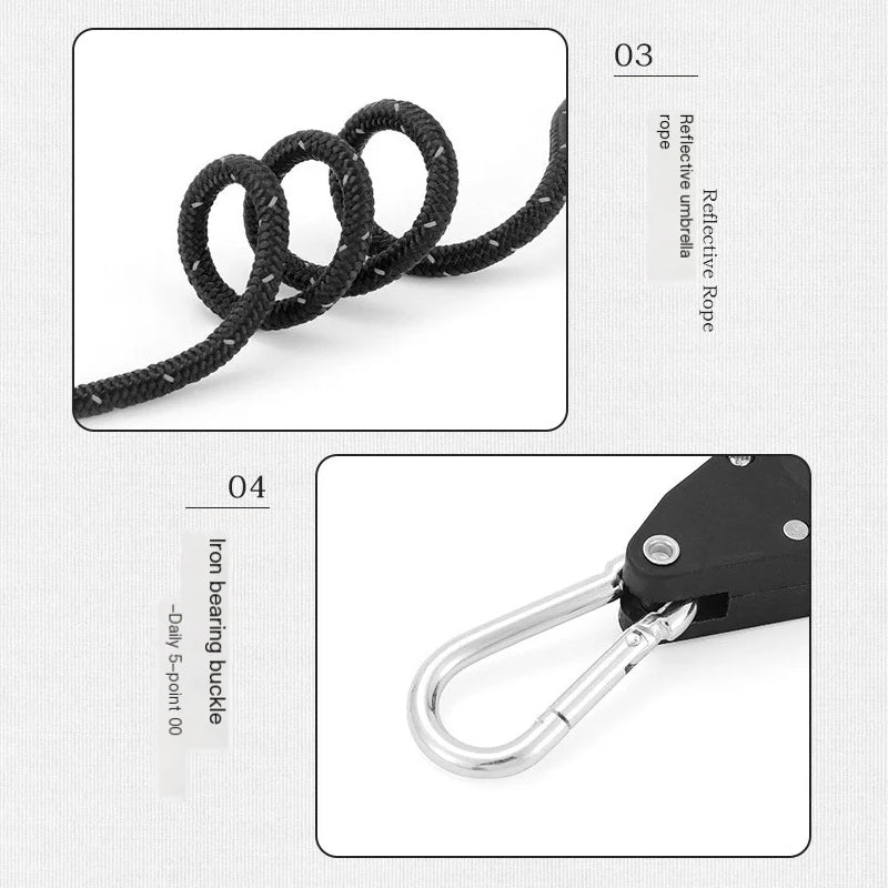 Portable Adjustable Fix Camping Rope – gohomie