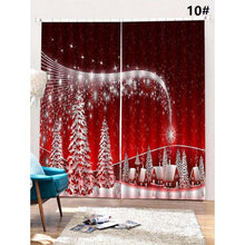 Load image into Gallery viewer, Christmas Window Curtains - 10 patterns