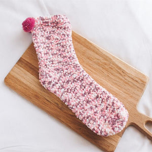 (🎅EARLY CHRISTMAS 50% OFF ) Winter Fuzzy "Cupcakes" Socks WIth Gift Box