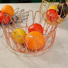 Load image into Gallery viewer, Collapsible Stainless Steel Wire Basket