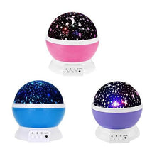 Load image into Gallery viewer, Night Light Romantic Starry Sky LED Projector Lamp