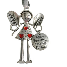 Load image into Gallery viewer, Crazy Beautiful Friends Forever - Angel Ornament Christmas Gift